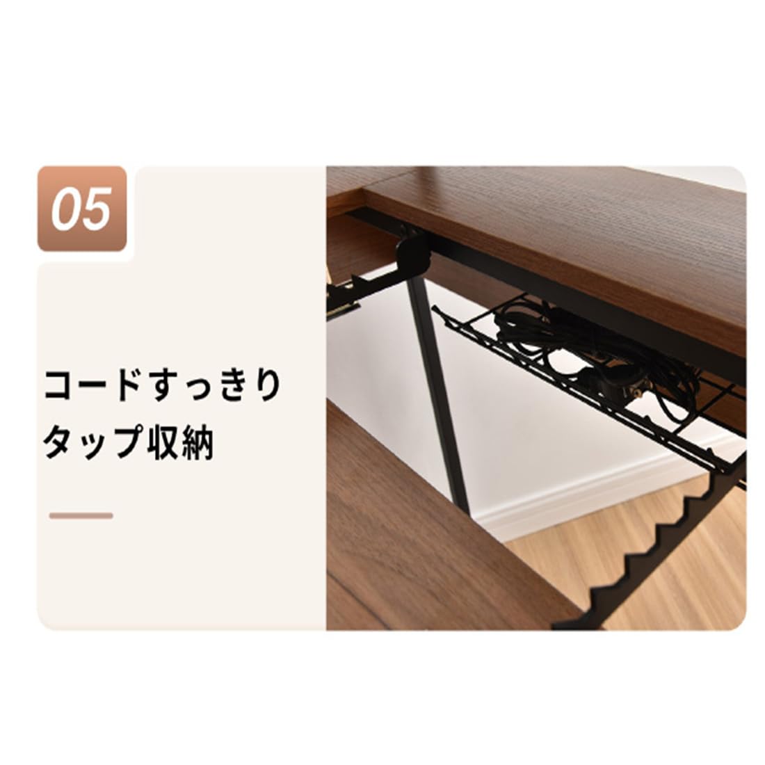 Amazon | パソコンデスク オフィスデスク 木製 ハイタイプとロータイプ